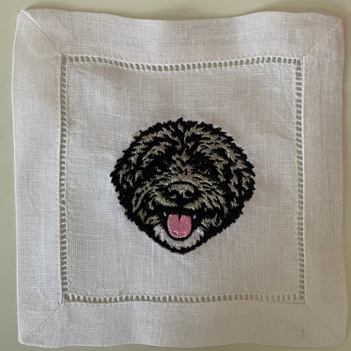 Custom Pet Photo Cocktail Napkins