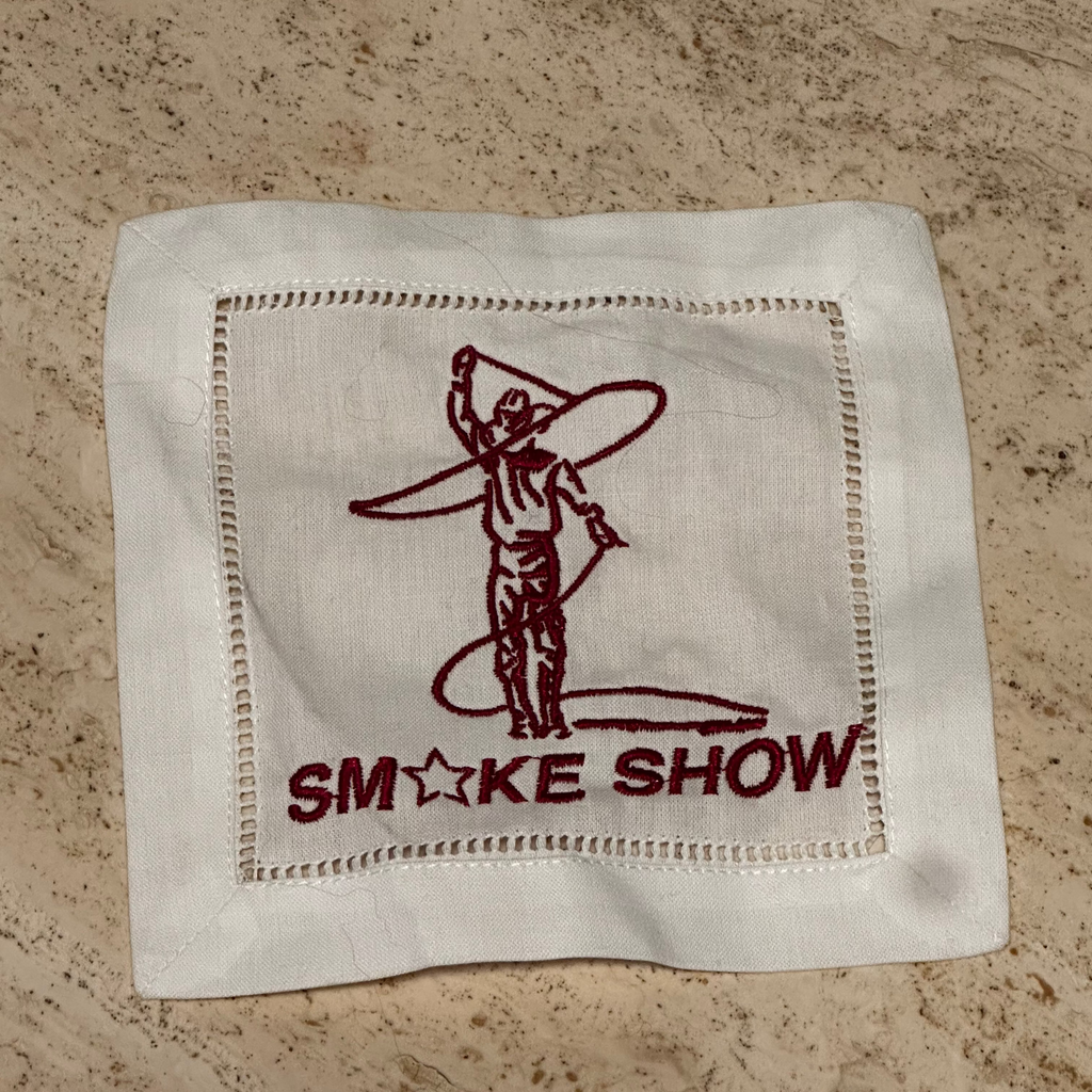 Smoke Show Cowboy Napkin - set of 4
