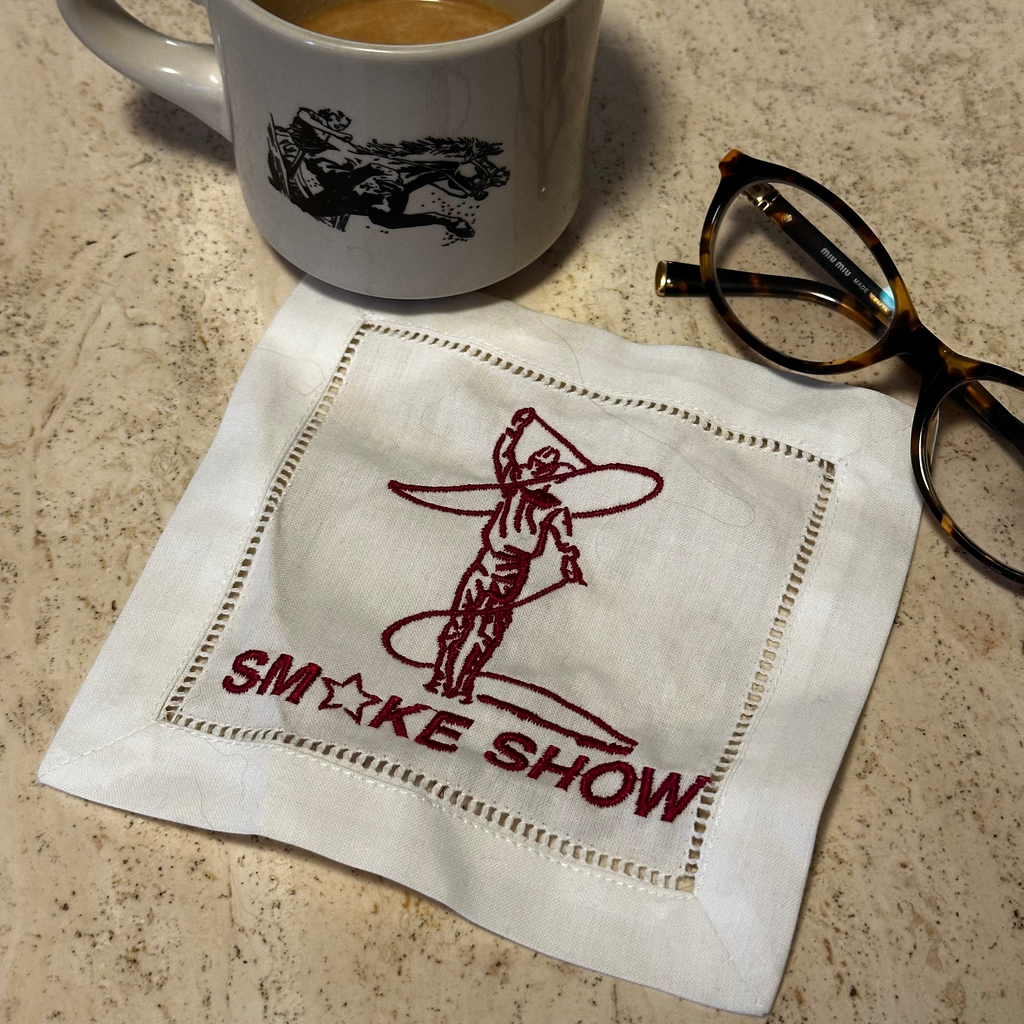 Smoke Show Cowboy Napkin - set of 4