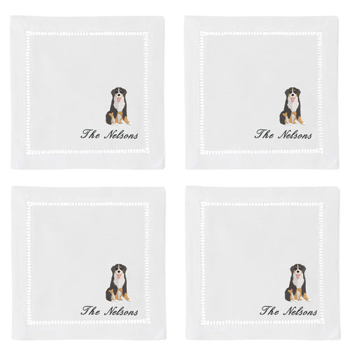 CUSTOM DOG NAPKIN SET OF 4